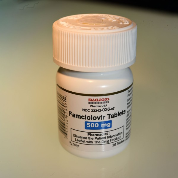 Famcyclovir 500mg Tablets (30 Count Bottle)